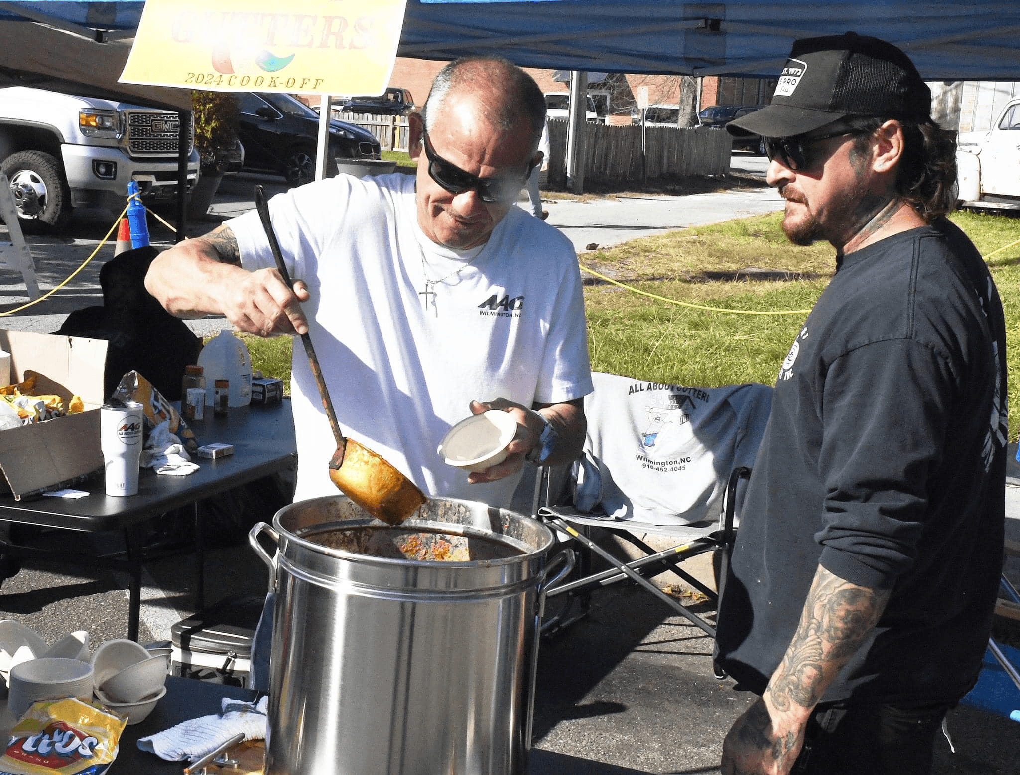 All About Gutters at a local chili cook-off event